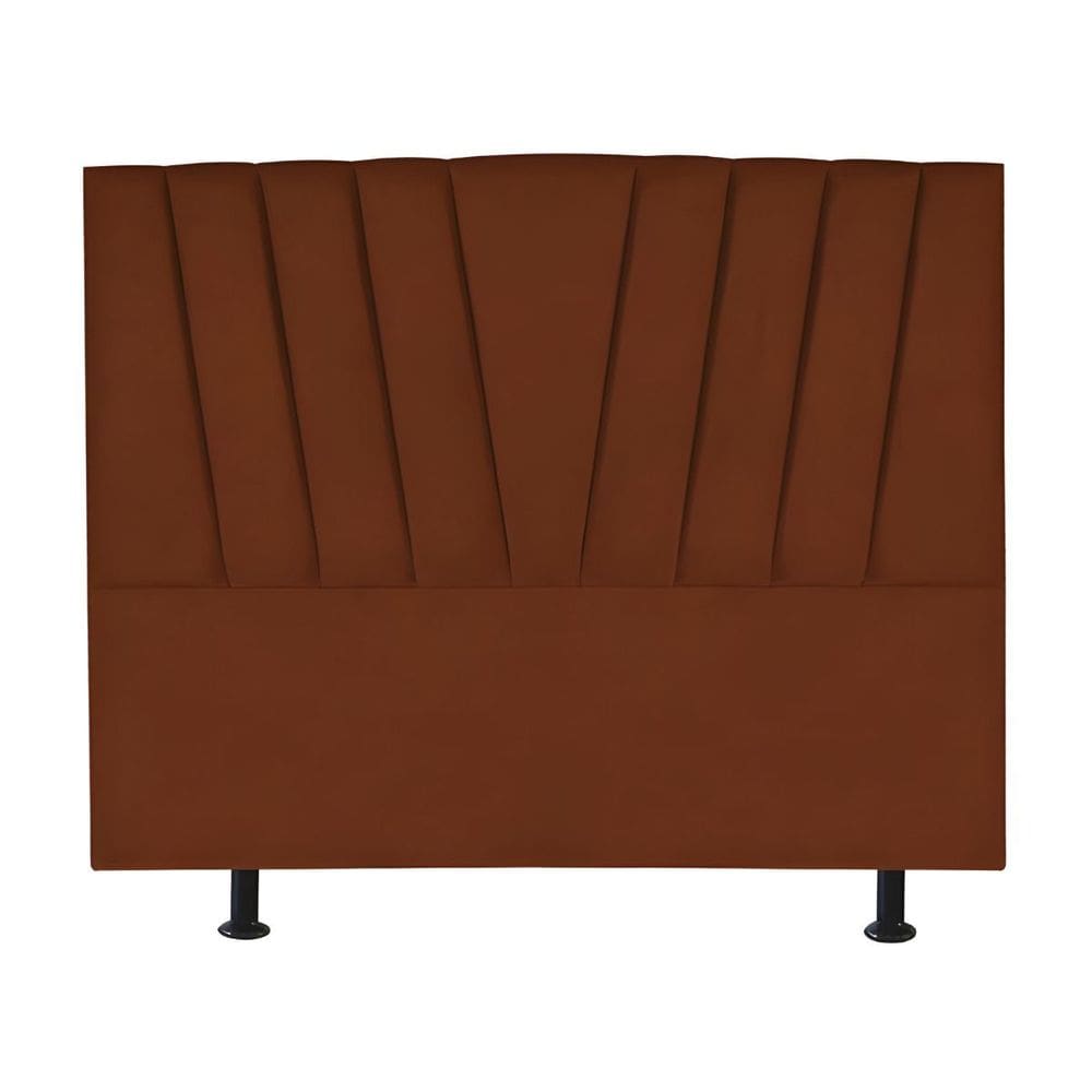 Cabeceira Estofada Cama Box King 195 cm Malu Veludo