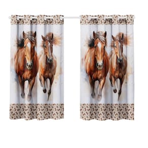 Cortina Blackout 2,00 Larg. X 1,40 Alt. Decorativa Cavalos