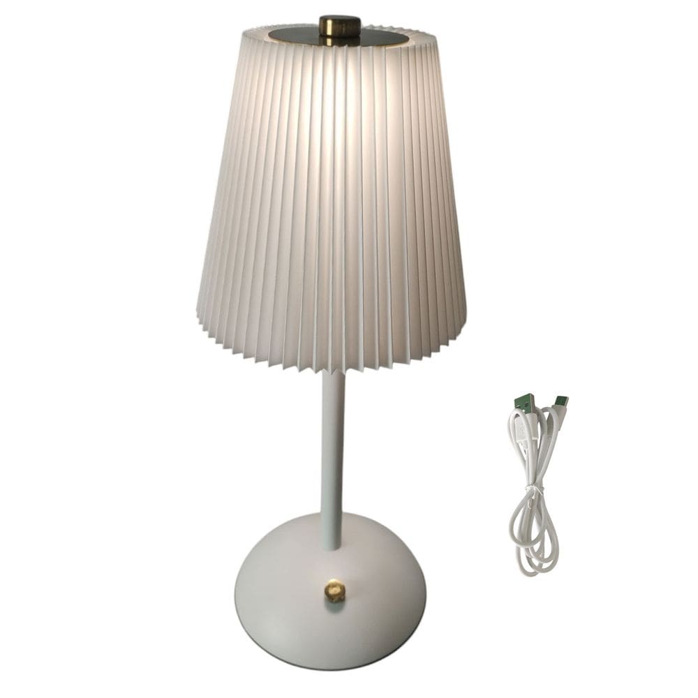 Luminaria Abajur de Mesa Led 3 Tons Bateria Recarregavel USB Cabeceira Quarto Sala Recepçao Escritorio Iluminaçao Decoraçao Versatil