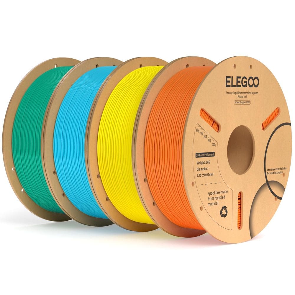 Pacote de filamento de impressora 3D ELEGOO PLA Plus de 1,75 mm e 4 kg