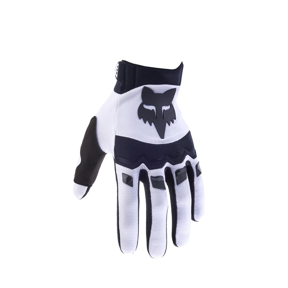 Luva de motocross Fox Racing DIRTPAW branca tamanho grande