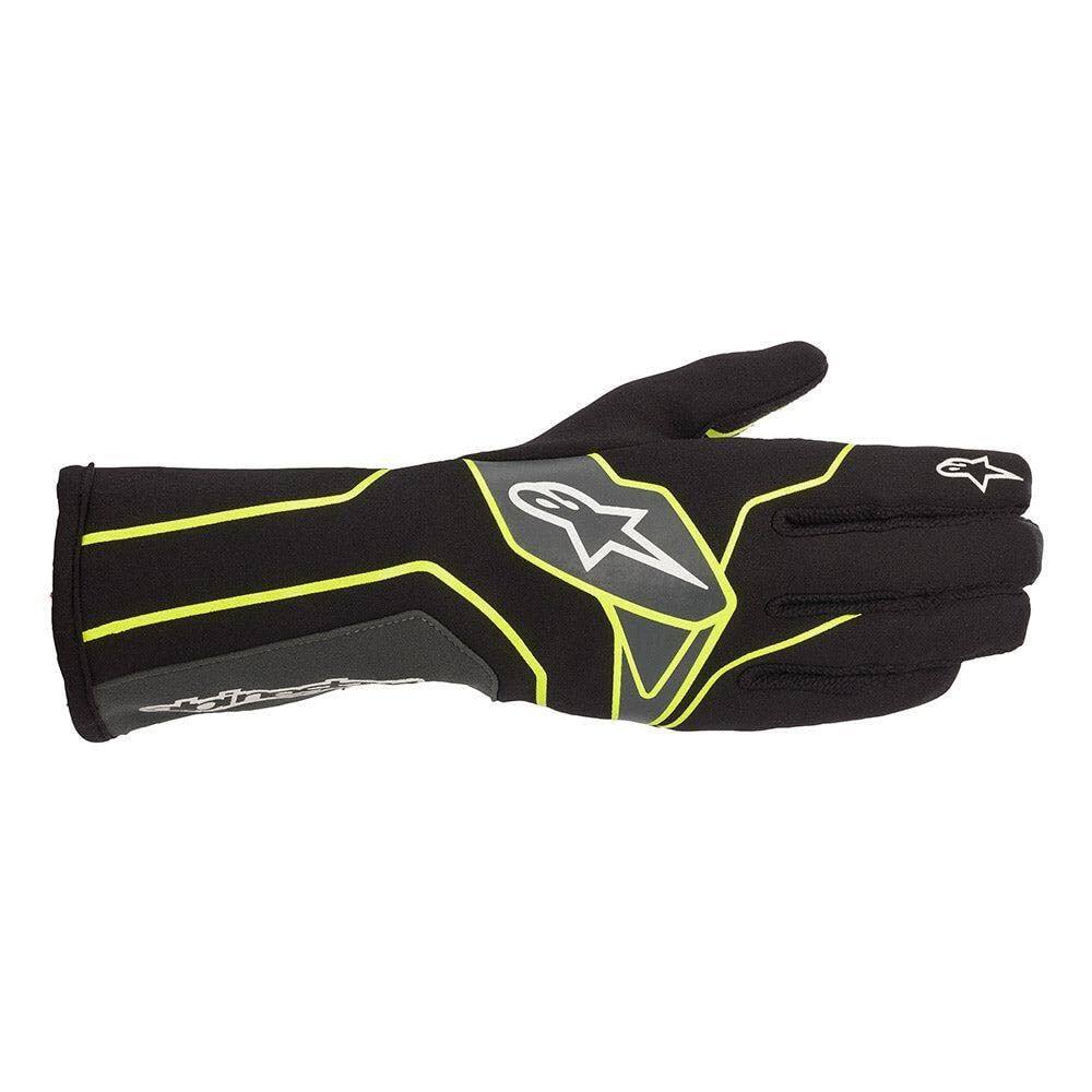Luvas de karting Alpinestars Tech-1 K V2 Tamanho XL Preto/Amarelo