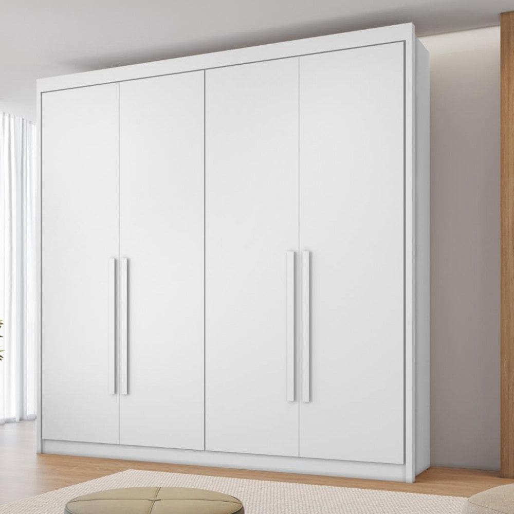 Guarda Roupa Casal 4 Portas Conquista Móveis