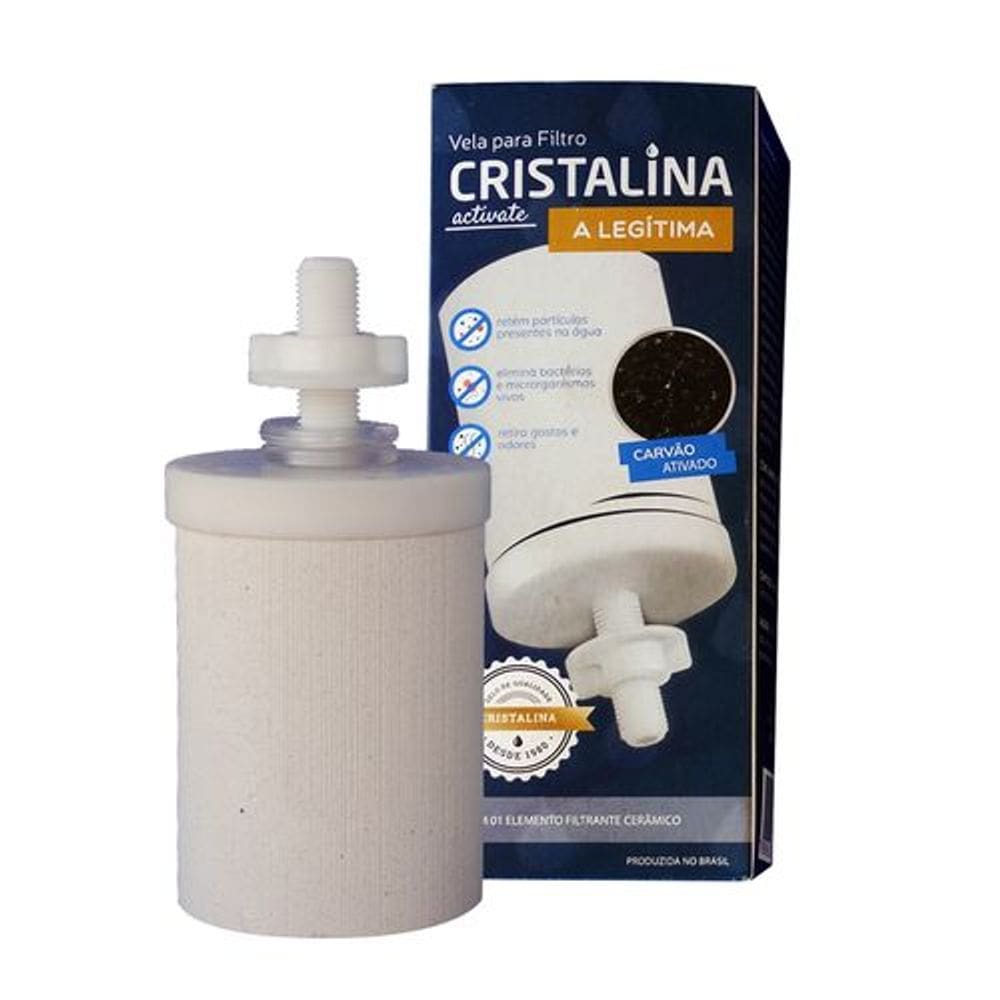 Vela Para Filtros Com Carvão Ativado Cristalina