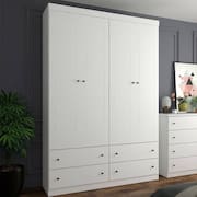 Guarda Roupa Henn Americano 4 Portas 4 Gavetas