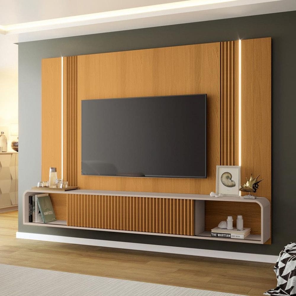 Painel para TV até 85 Polegadas com LED 2 Portas