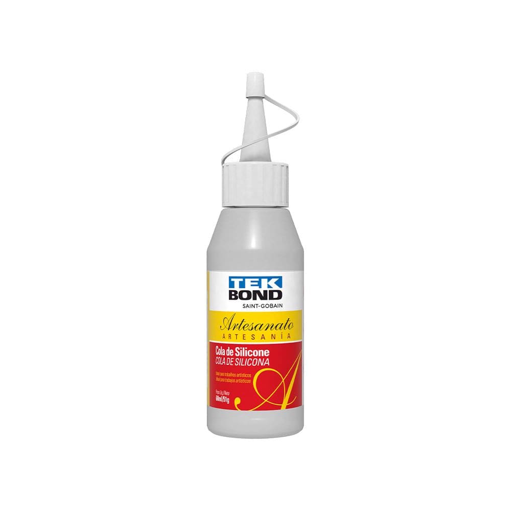 Cola de Silicone Líquida Artesanato Tek Bond 60ml