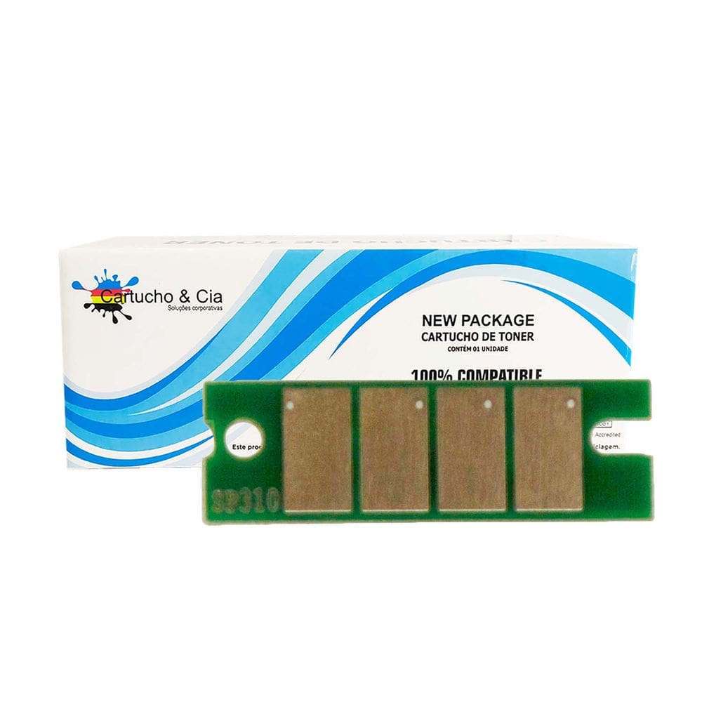 Chip Ricoh Aficio Sp310 Sp311 | Toner 407578 | 6.400 Páginas - Cartucho & Cia