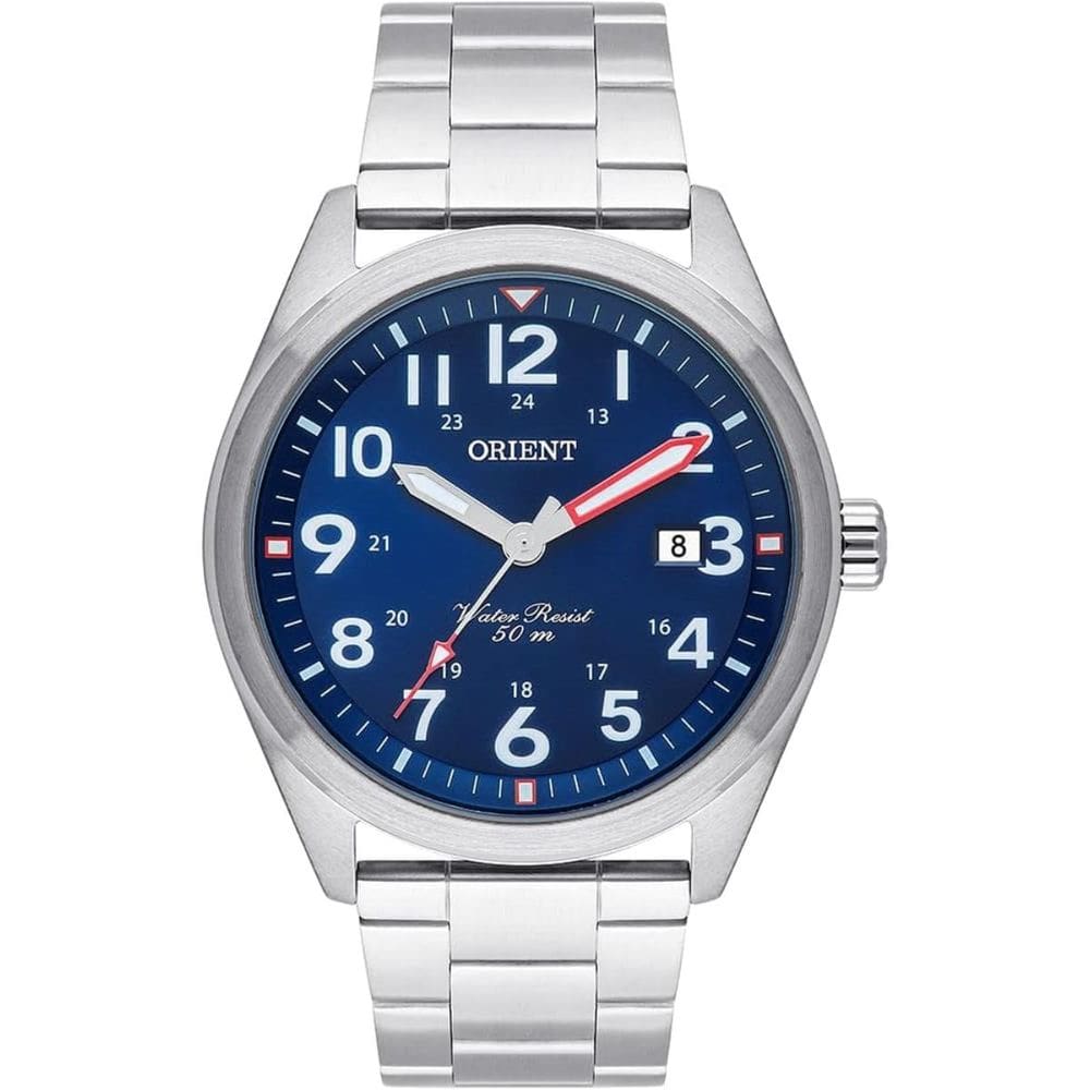 Relógio Orient Masculino Prata MBSS1396 D2SX