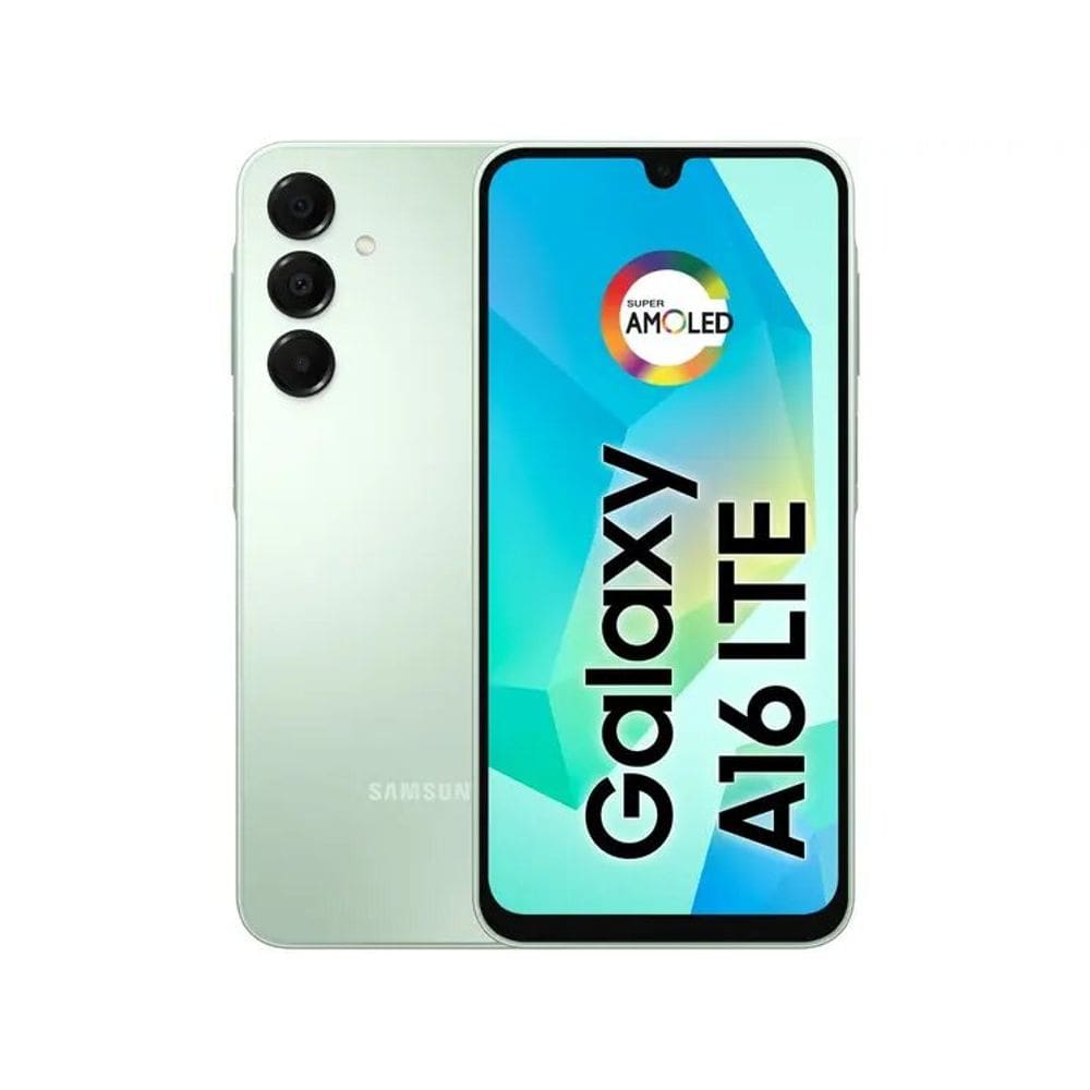 Smartphone Samsung Galaxy A16 256GB - Verde Claro, 4G, RAM 4GB, Tela 6.7\", Câmera Tripla 50MP + Selfie 13MP