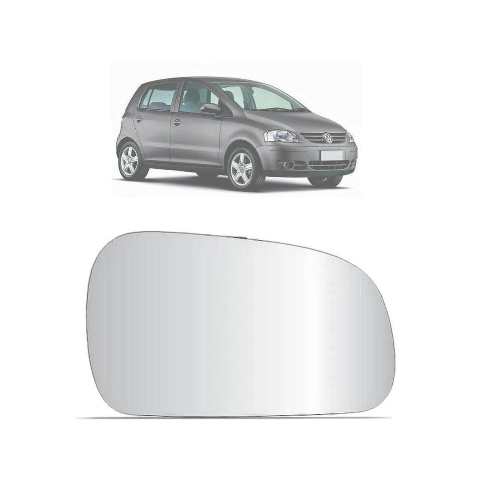 Vidro Retrovisor Com Base Fox 11/ Jetta 12/ Polo 12/ Lado Es