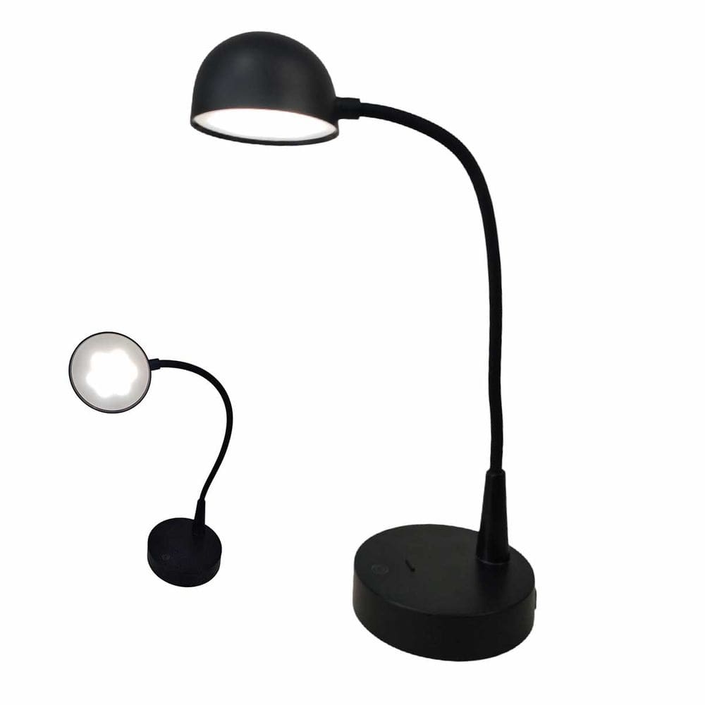 Luminaria Abajur 3 Tons LED Touch Flexivel USB Bateria Recarregavel Casa Trabalho Mesa Quarto Cabeceira Sala Iluminaçao Escritorio Decorativo Recepçao