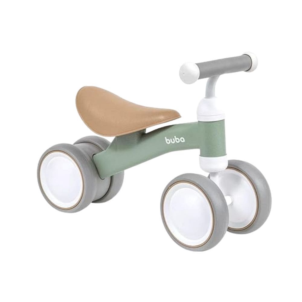 Bicicleta De Equilibrio 4 Rodas Verde - Buba