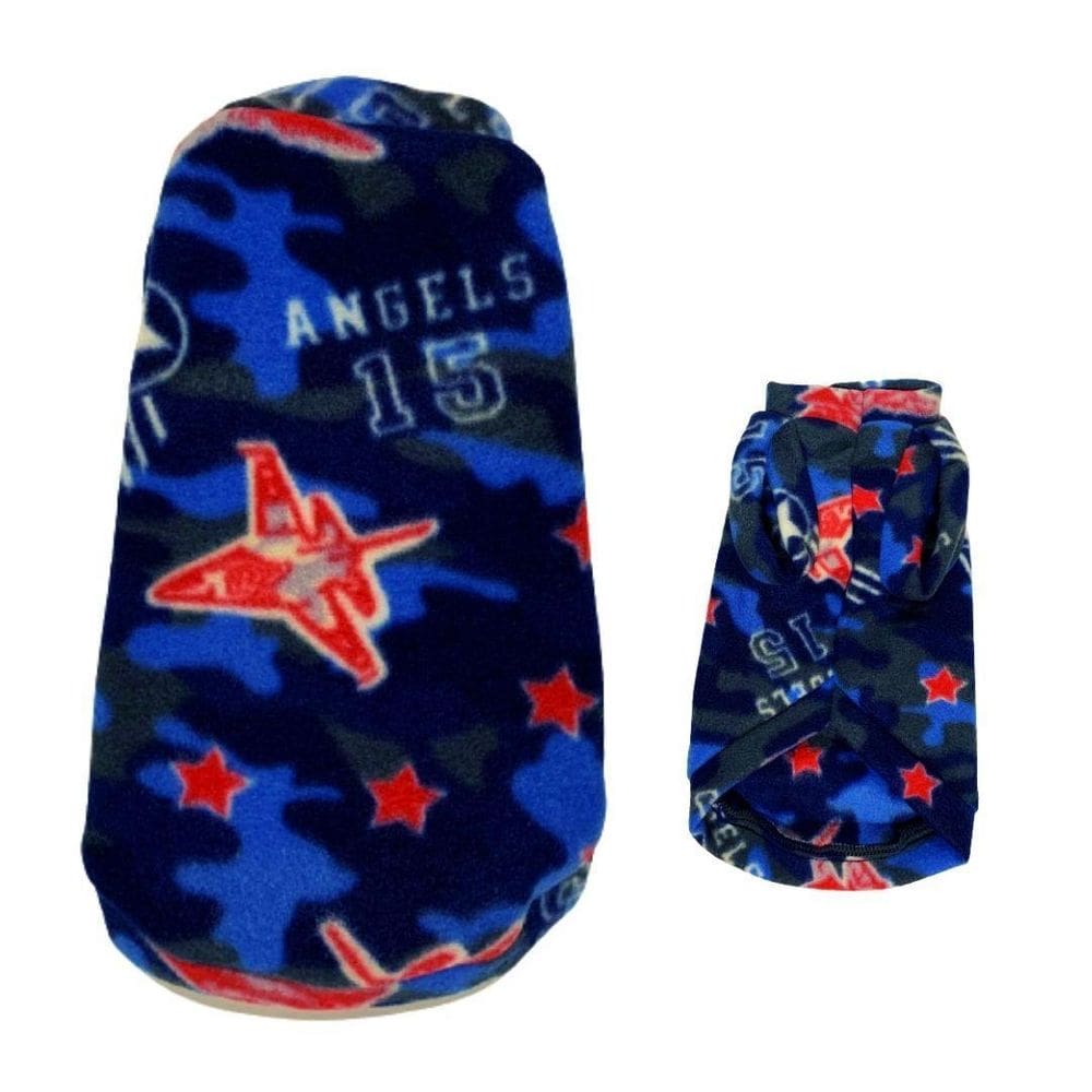 Kit 2 Roupas De Inverno Para Cães E Gatos - Capa Soft Azul P