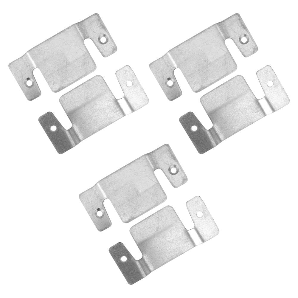 03 Pares Conector de Encaixe para Móveis Compátivel Sofá Cabeceira Painel Galvanizado - Desk Design