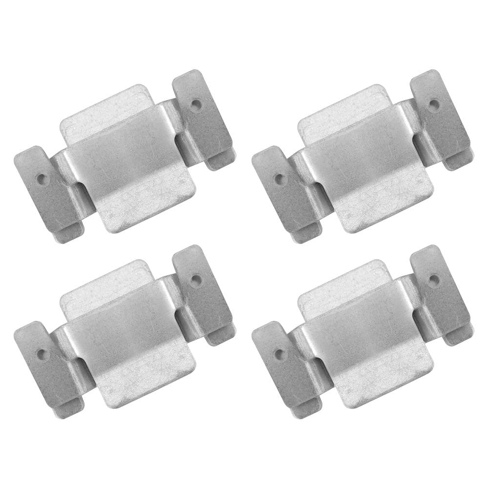 04 Pares Conector de Encaixe para Móveis Compátivel Sofá Cabeceira Painel Galvanizado - Desk Design
