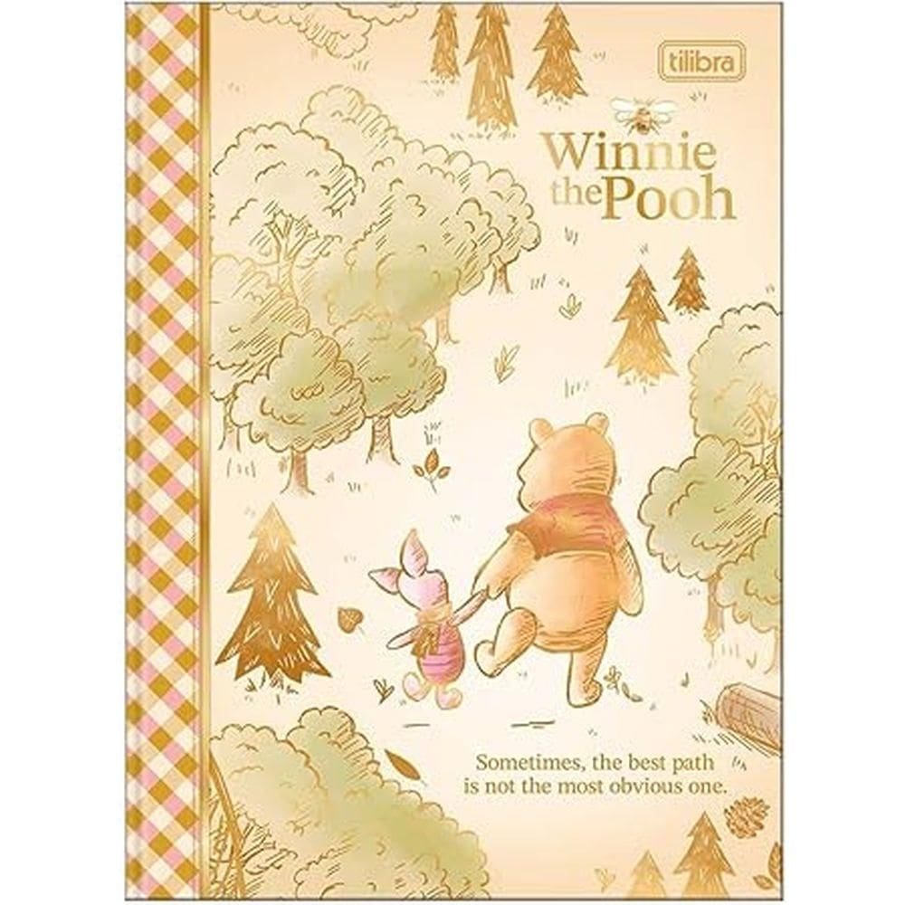 Caderno Brochura 80 Folhas Ursinho Pooh Capa 3 - Tilibra