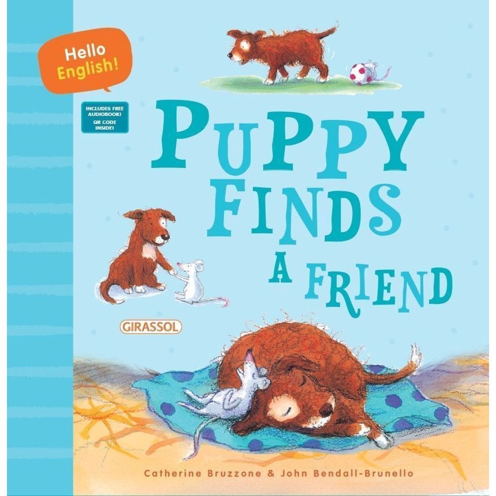 Hello English - Puppy Finds a Friend - Com Qr Code