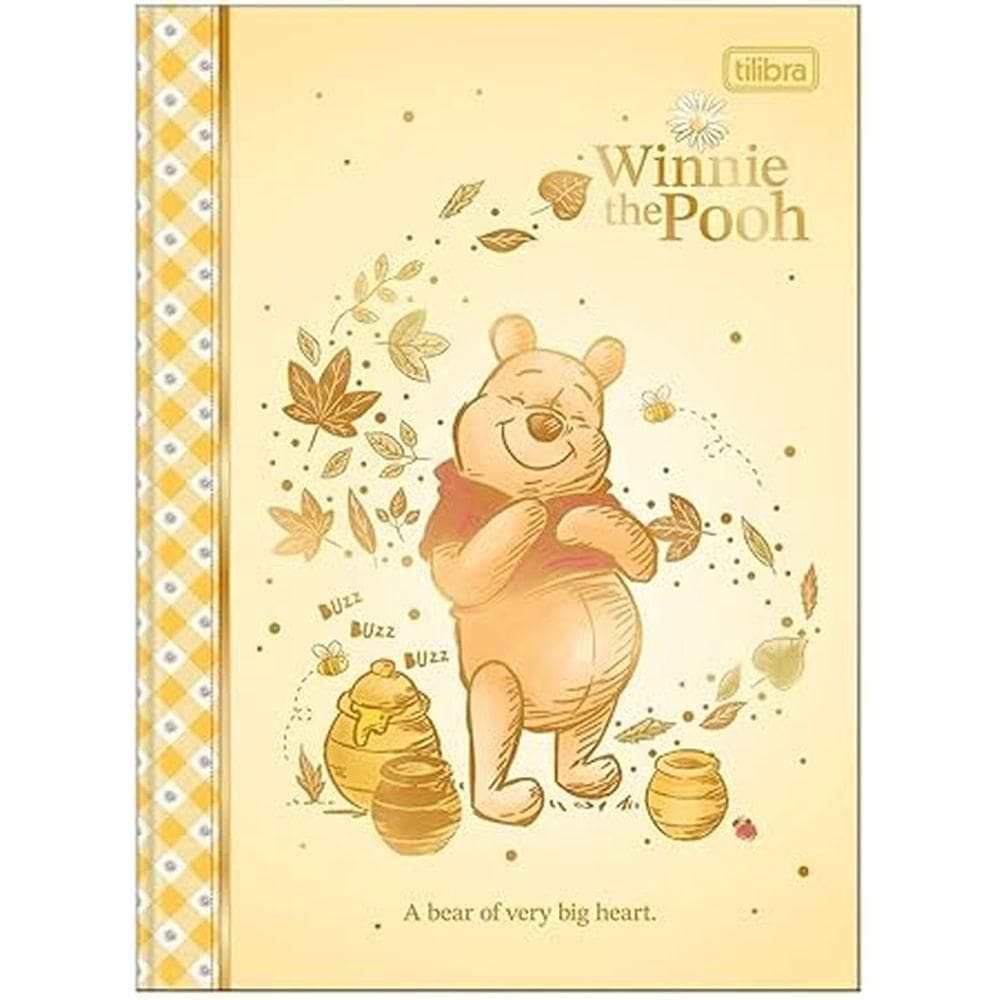 Caderno Brochura 80 Folhas Ursinho Pooh Capa 1 - Tilibra