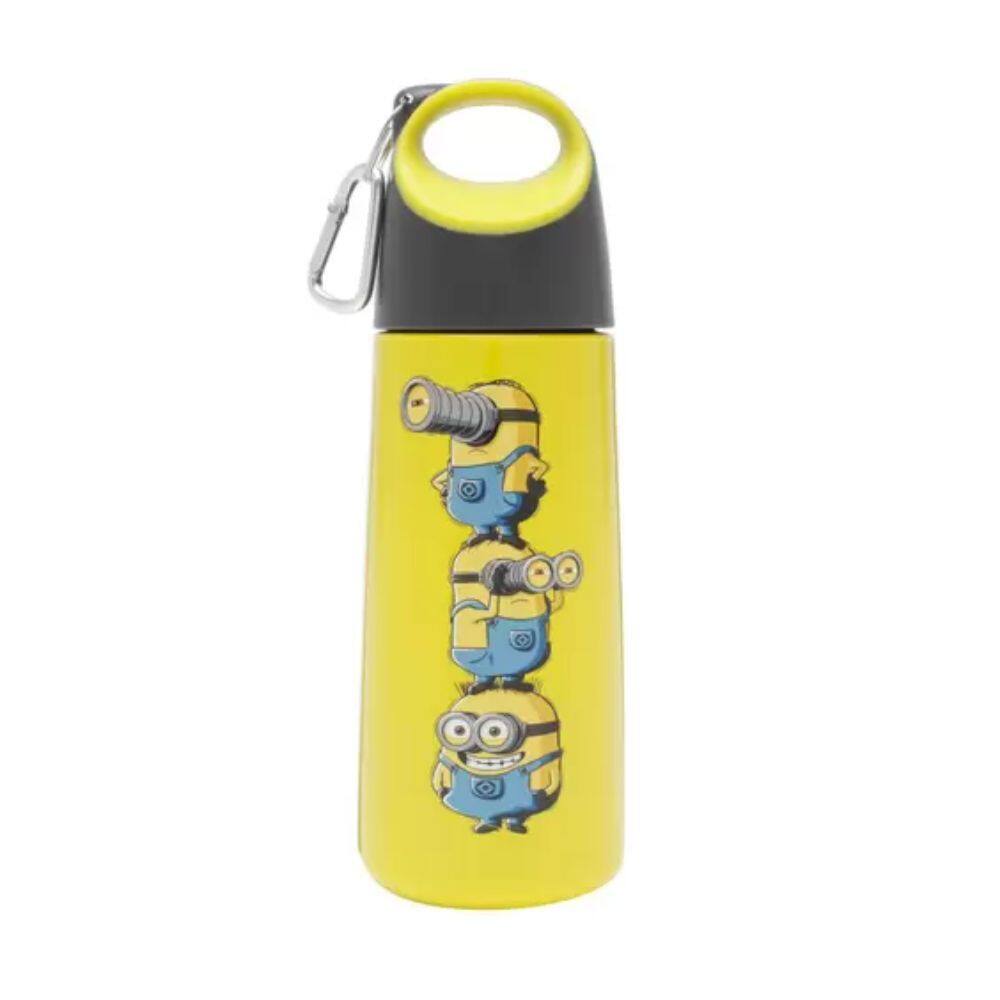 Garrafa Aço inox Arco Wb Uvl Minions Spy Amarelo 350 ml