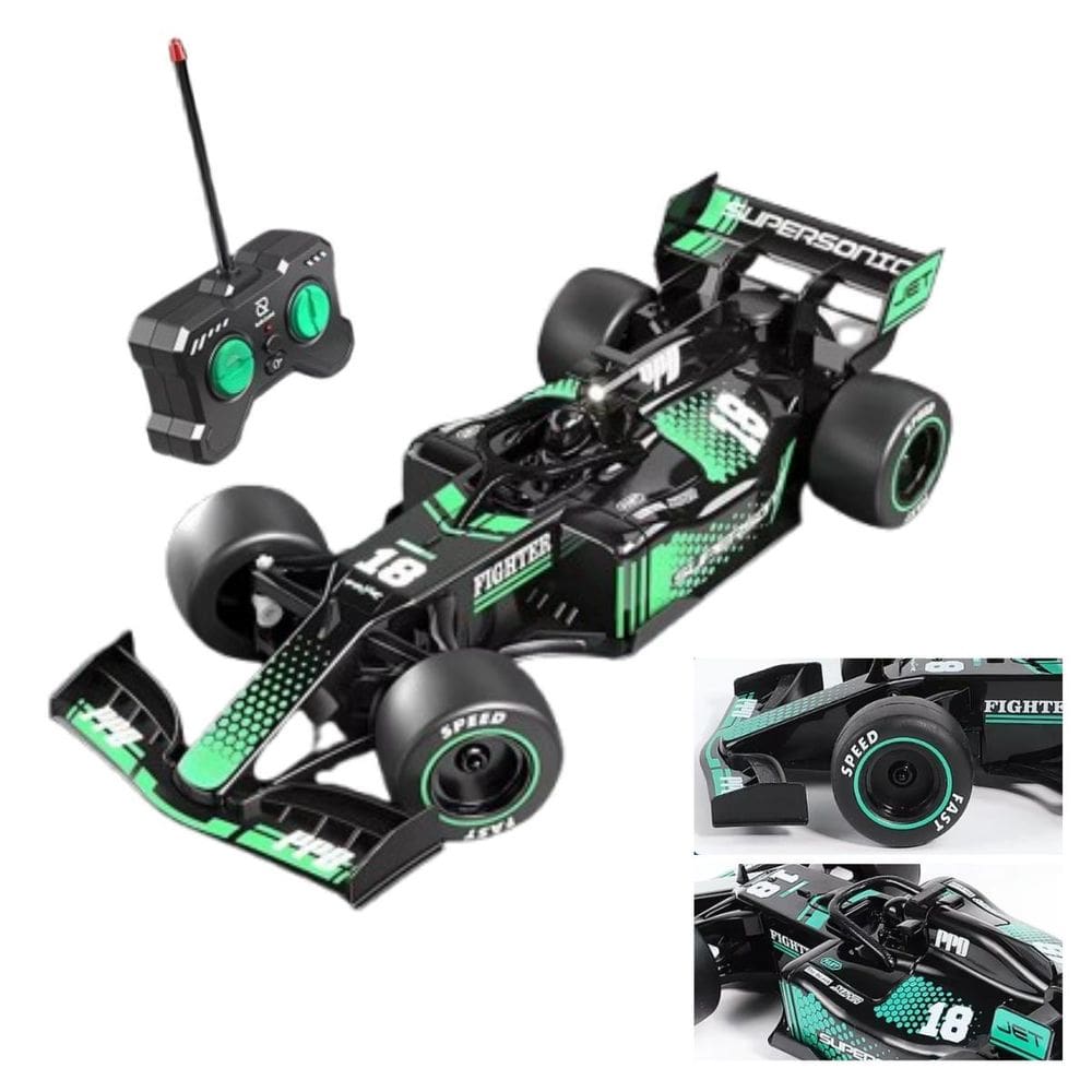 Carro F1 Controle Remoto Miniatura Recarregável Com Fumaça