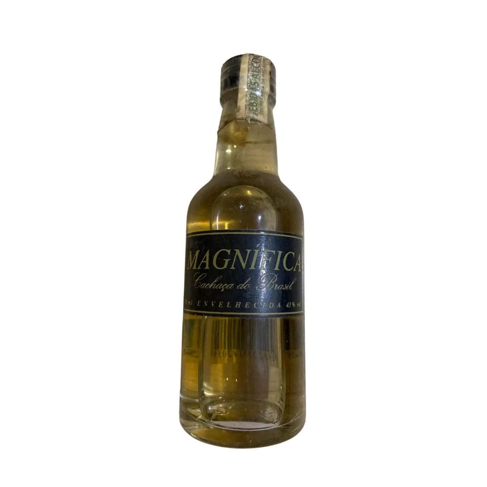 Cachaça Magnífica de Faria Extra Premium 50ml - Miniatura de Vidro