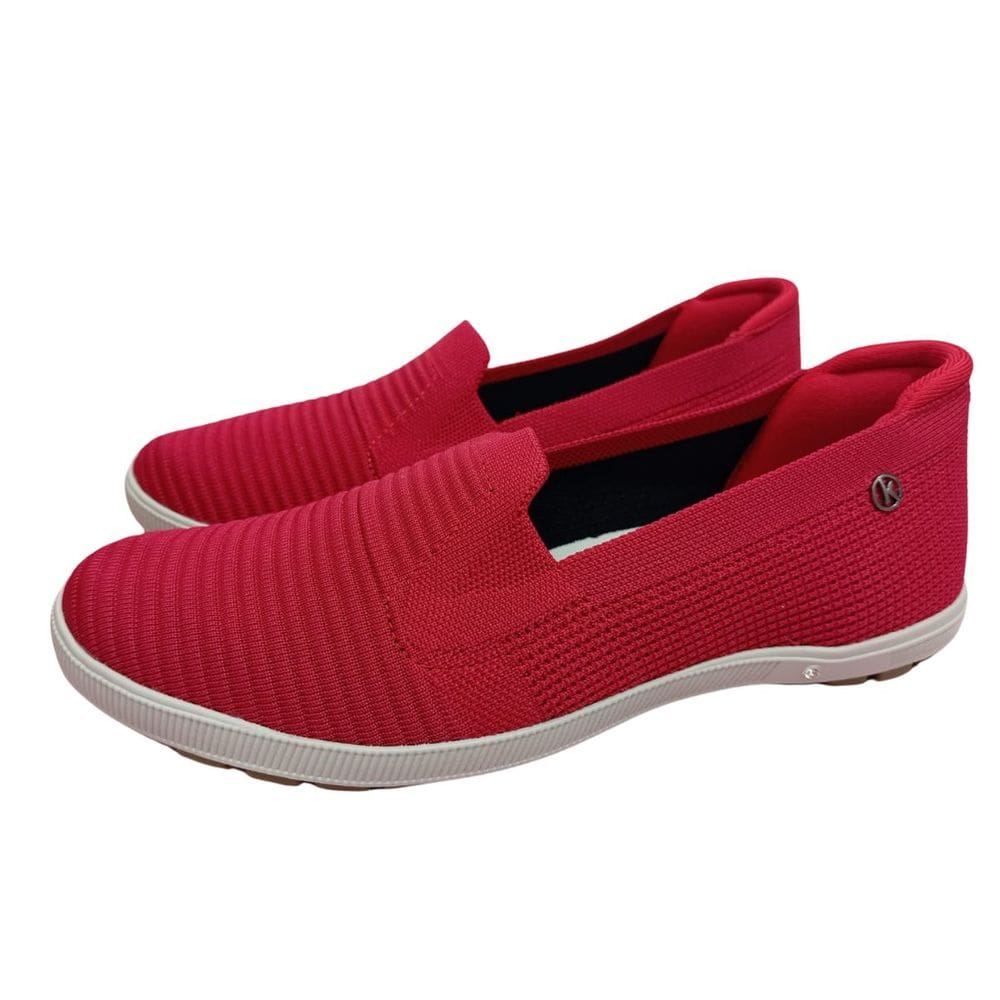 sapatilha feminina kolosh slip on malha palmilha gel