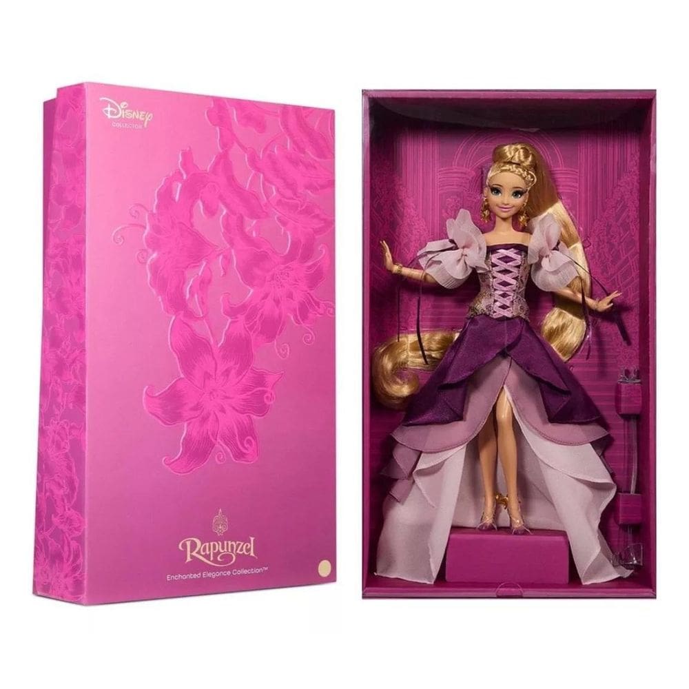 Boneca Rapunzel Vestido De Gala Disney Coleção Nova