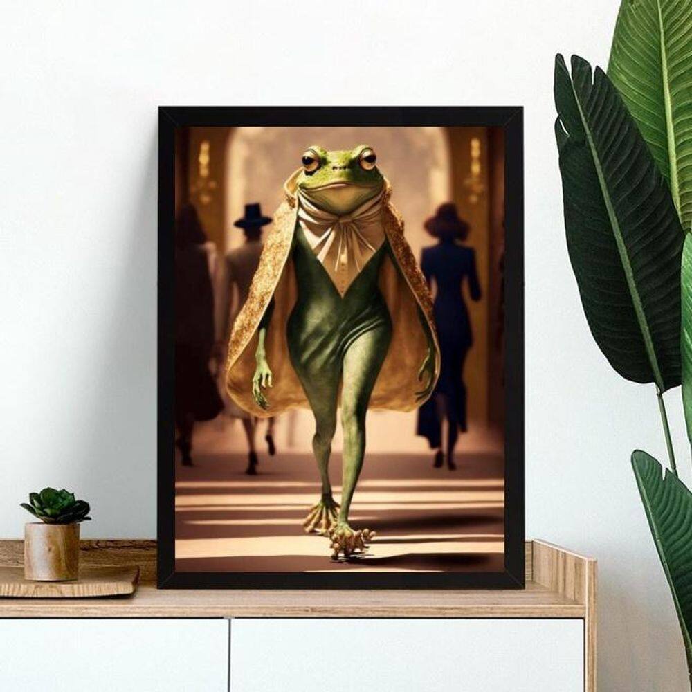 Quadro Decorativo Perereca Sexy 45X34Cm - Com Vidro