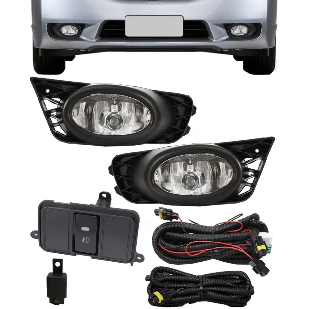 Kit Farol Neblina Milha Honda Civic G8 2009 até 2011