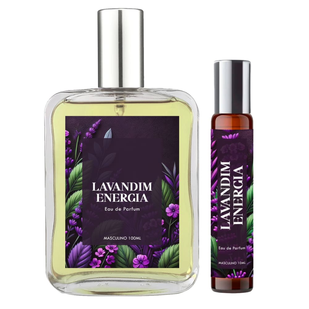 Perfume Lavandim Energia Homem 100ml + Spray 10ml Natural