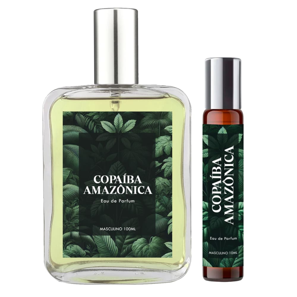Perfume Copaíba Amazônica Homem 100ml + Spray 10ml Natural
