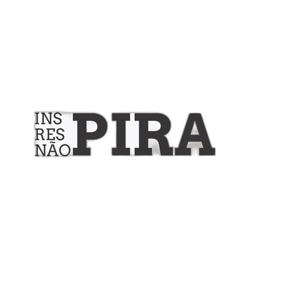 Adesivo Decorativo De Parede Inspire, Respire E Não Pire