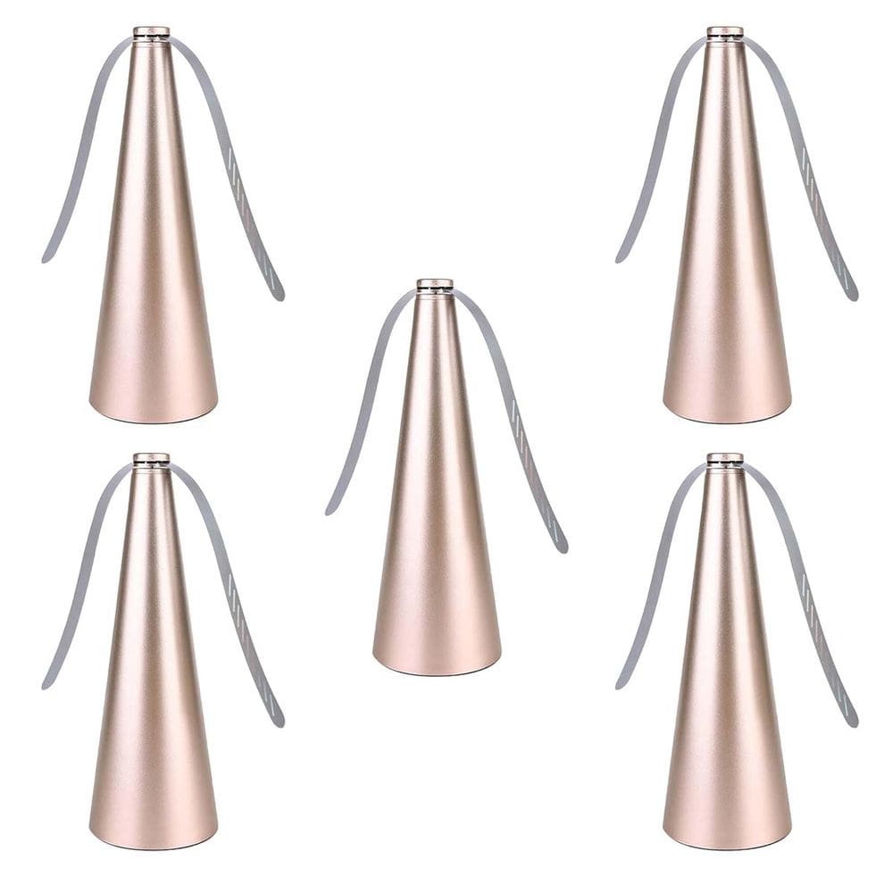 Repelente Ventilador Afasta Inseto Kit 5 unidades Mosquito Dengue Mosca Pernilongo Mesa Piquenique Acampamento Passeio Lazer Jardim Quintal