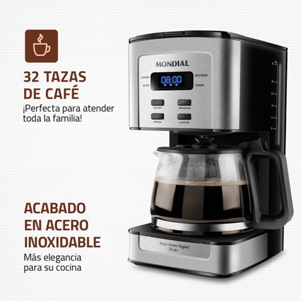Cafeteira Elétrica Dolce Arome Mondial C-44-32X-SDI Digital