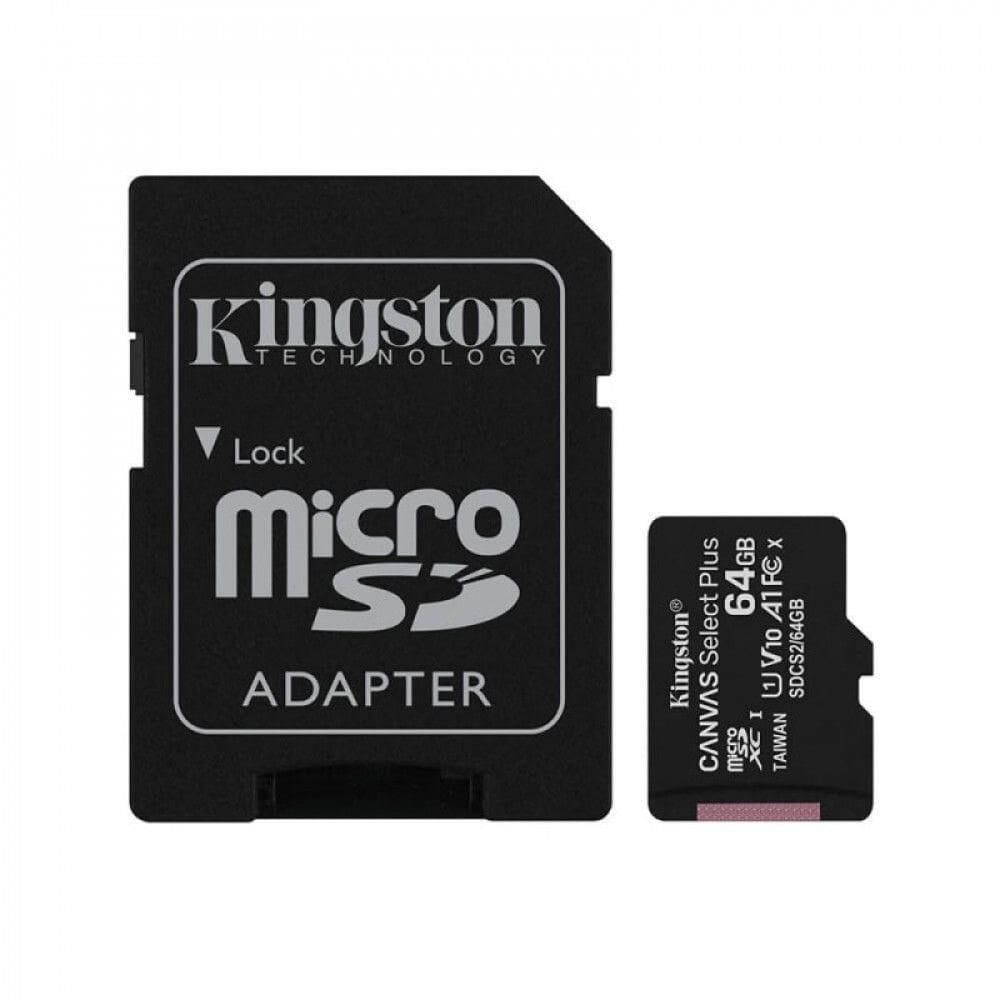 Cartão De Memória 64gb Kingston Sdcs2-64gb Preto