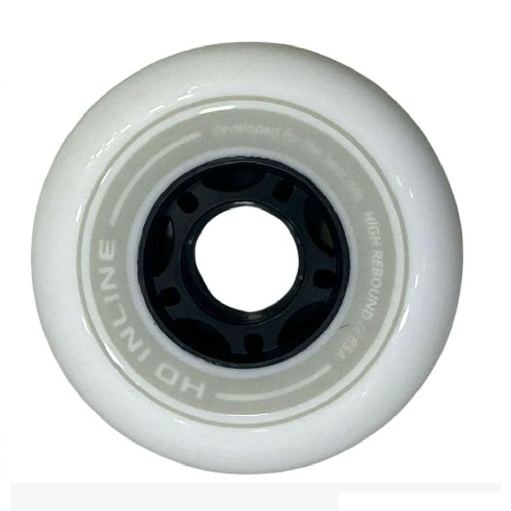 Roda Para Patins 80mm Xt Branco Hd Inline (jogo)