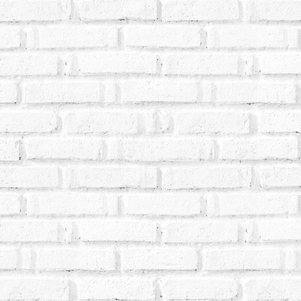 Papel De Parede Pedras Tijolos Brancos Pintando Autocolante