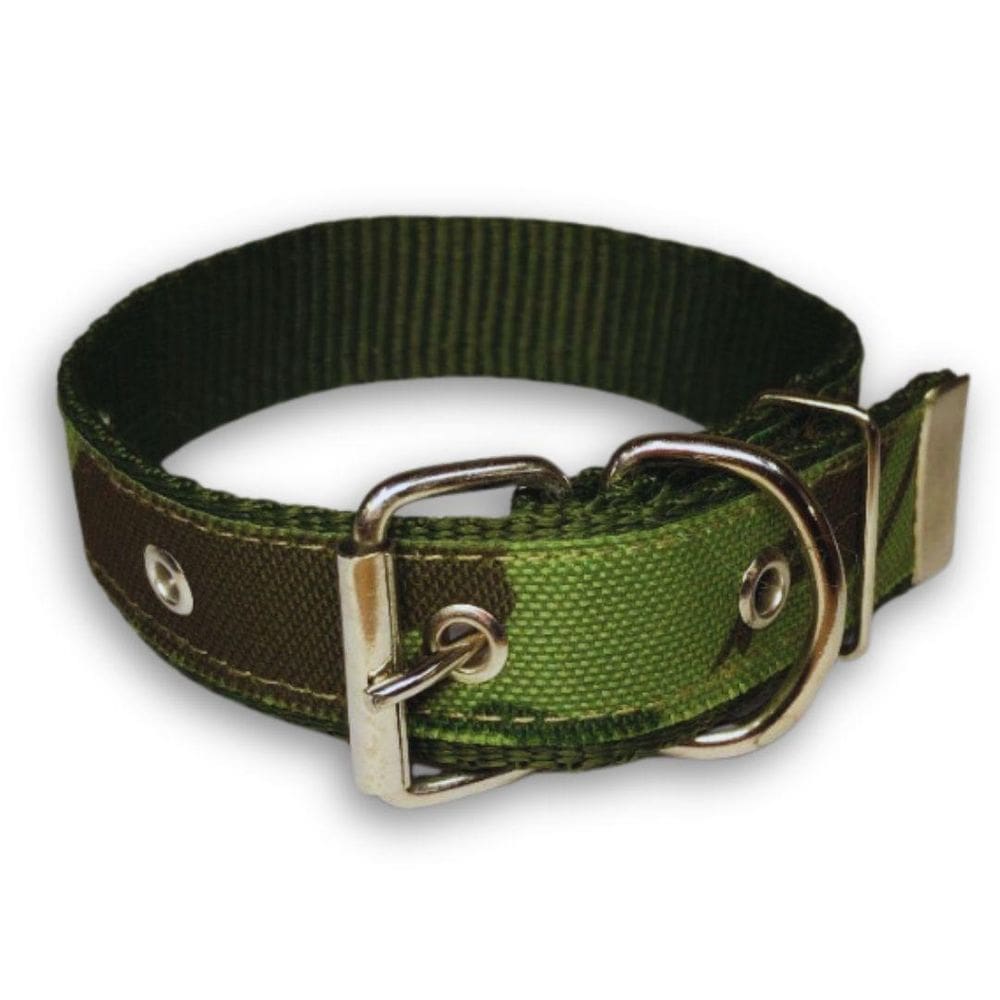 Coleira Xadrez 25Mm Para Cachorro Nicapet Cor Verde Nº 3