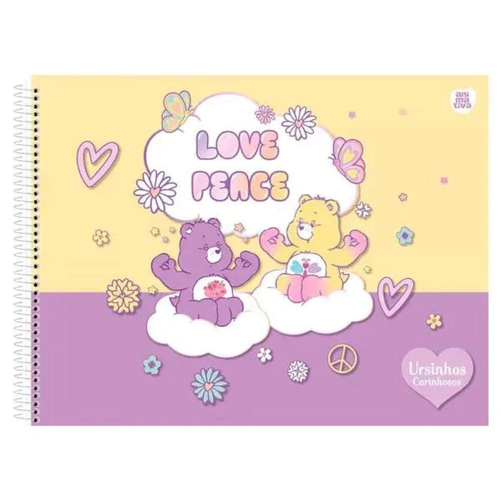 Caderno Cartog 60Fls Ursinhos Carinhosos Capa 12 - Animativa