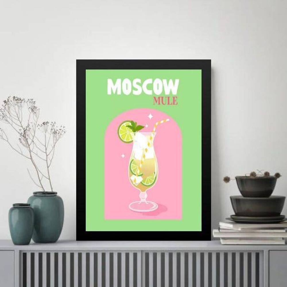 Quadro Decorativo Coquetel Moscow Mule 45X34Cm