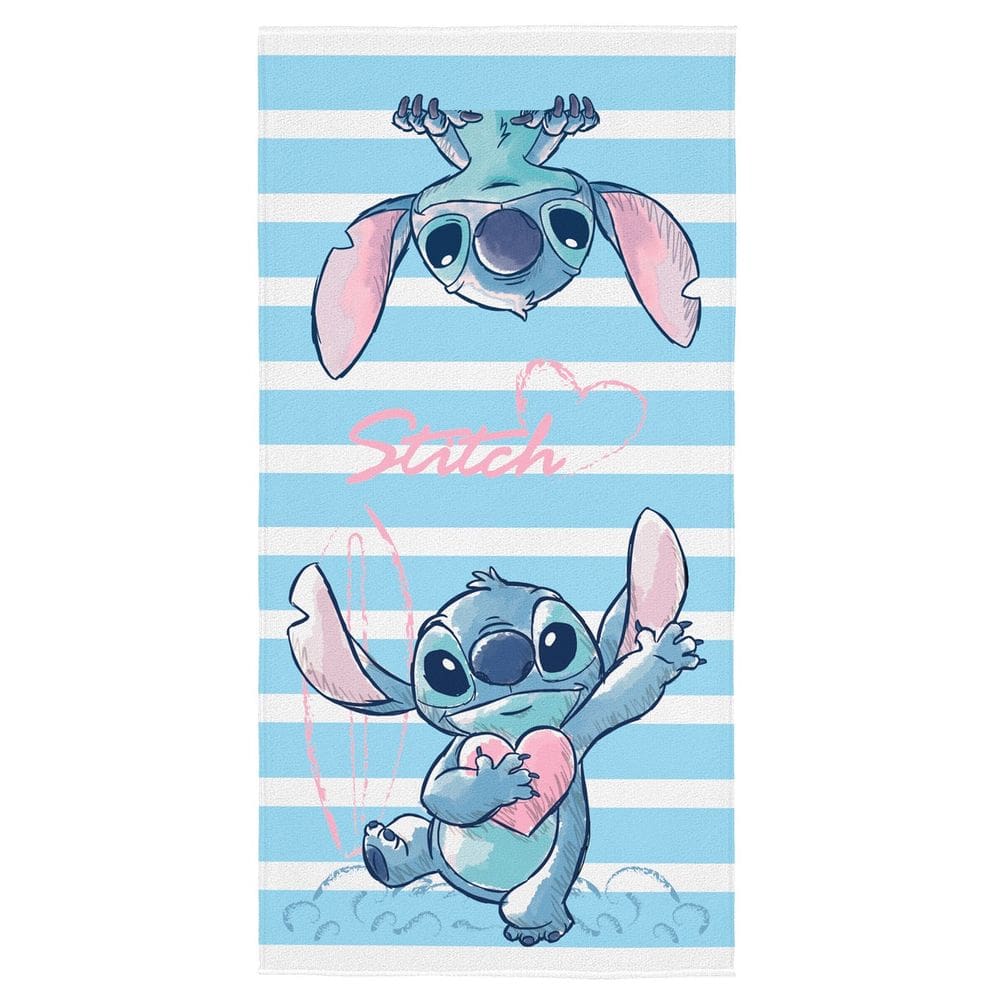 Toalha Banho Lilo Stitch Oficial Disney140x70cm Aveludada