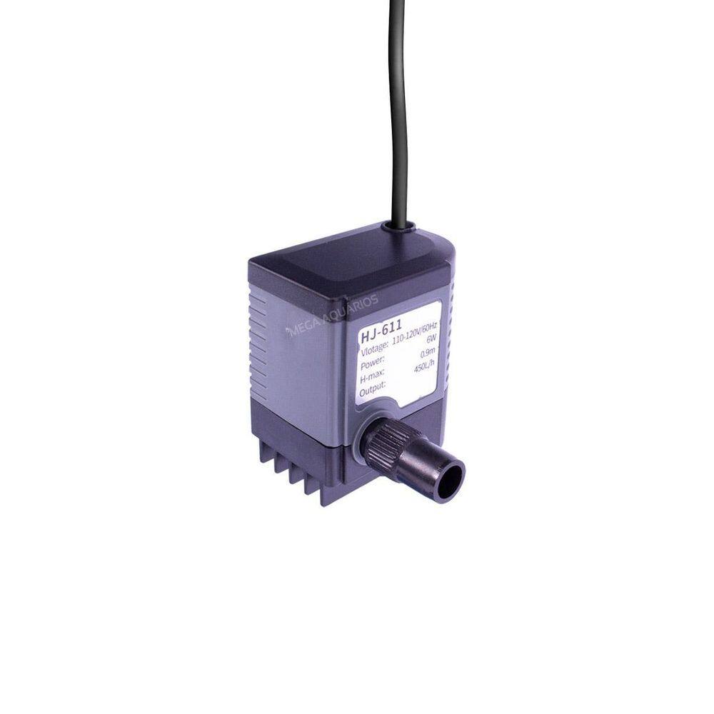 Bomba Submersa Sunsun Hj-611 450Lh Aquário 90L - 110V