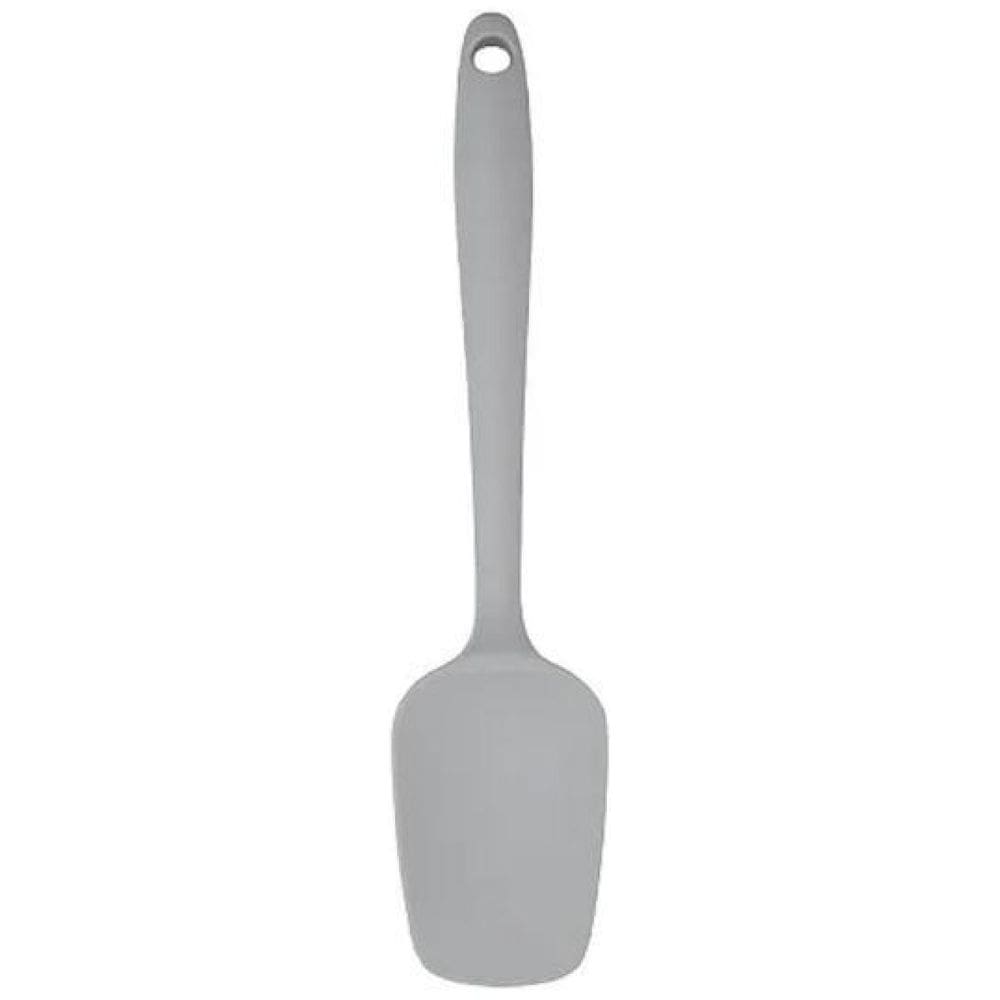 Espátula Colher De Silicone Cinza Mimo Sn23408