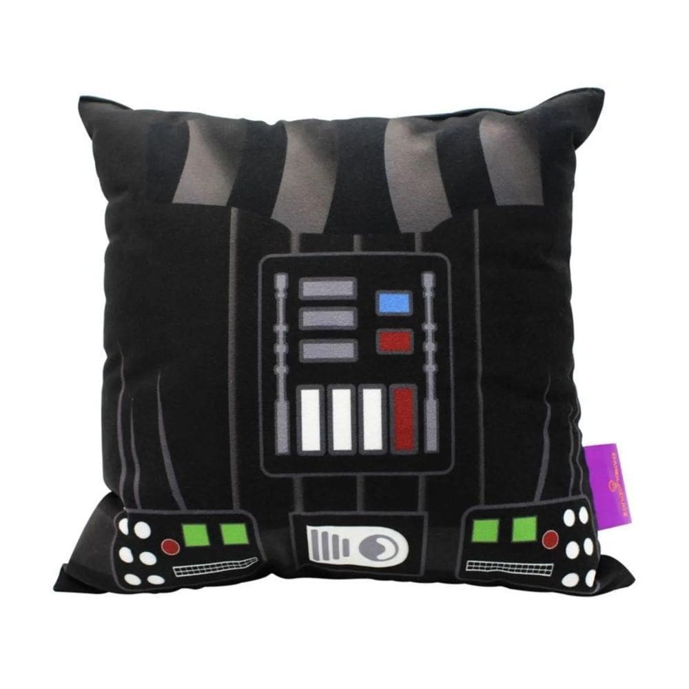 Almofada Darth Vader - Star Wars - Veludo e Fibra - 25 x 25 cm - Zona Criativa