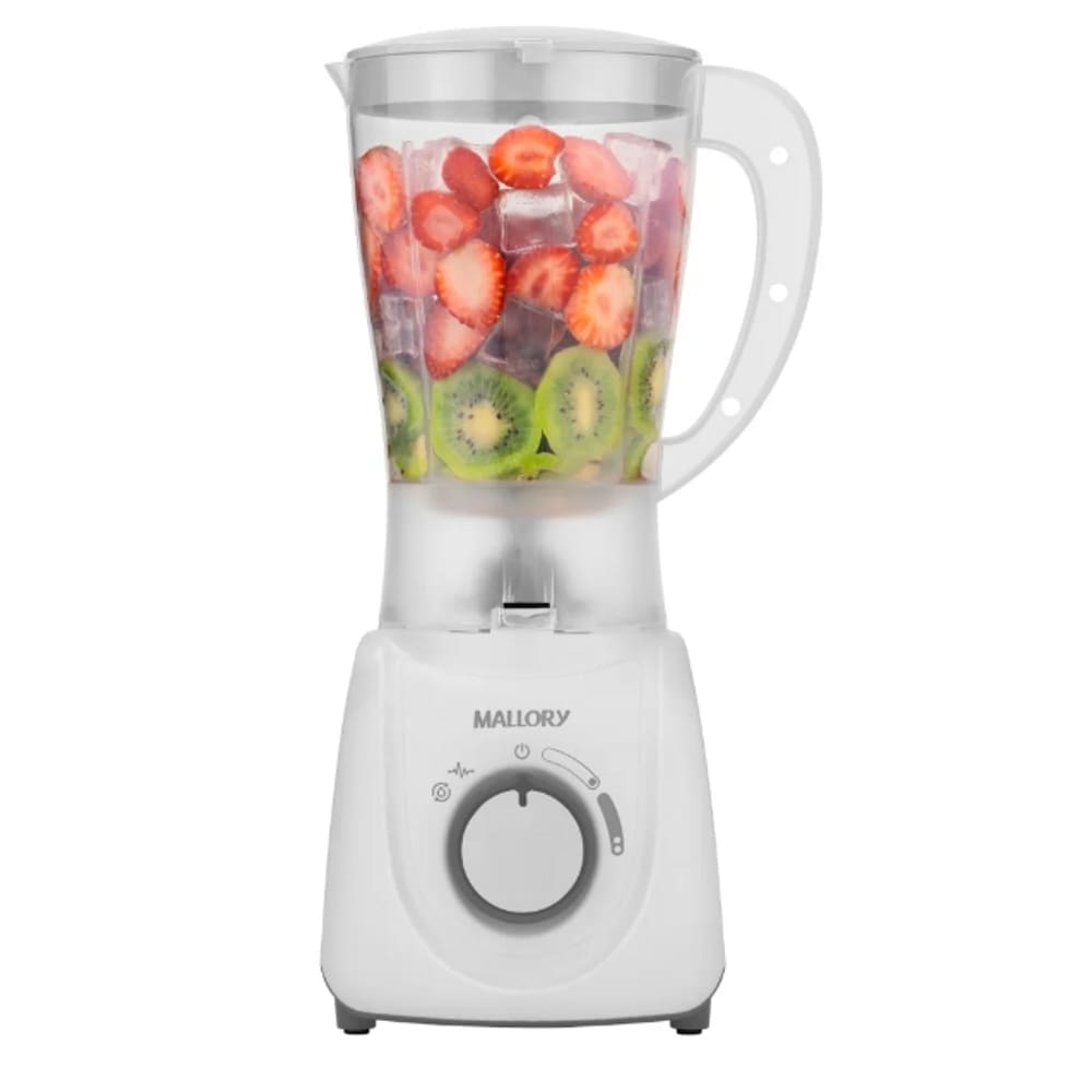 Liquidificador Mallory 600W 2 Velocidades 1.5L Branco 127V