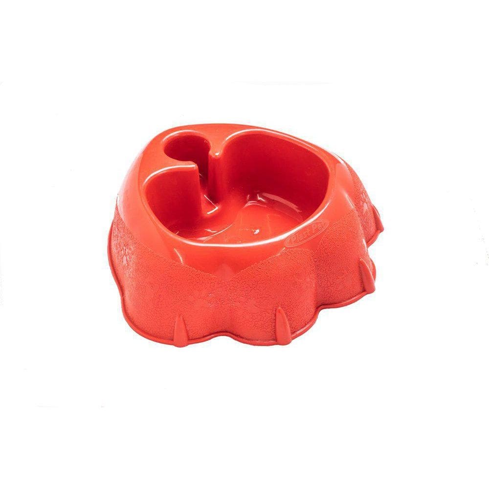 Bebedouro Para Cães Com Suporte Garrafa Pet Pequeno Vermelho