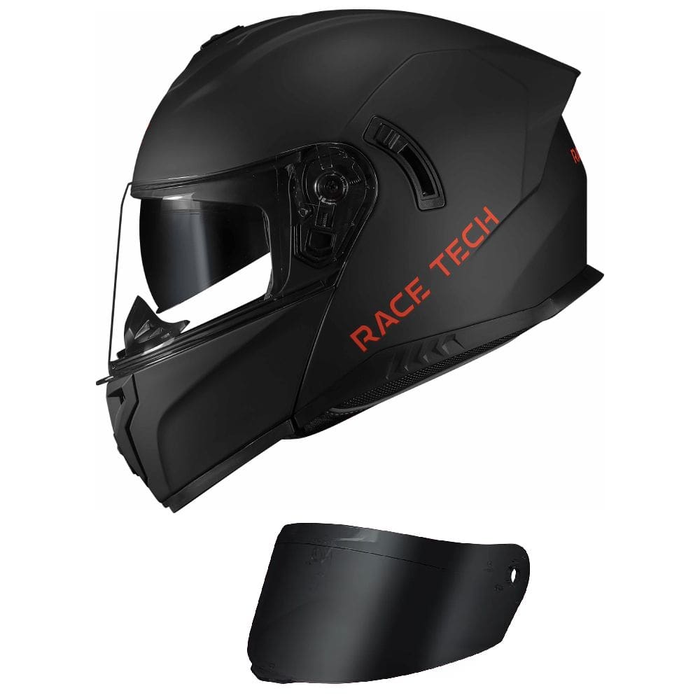 Capacete Race Tech Signal Monocolor Preto Fosco