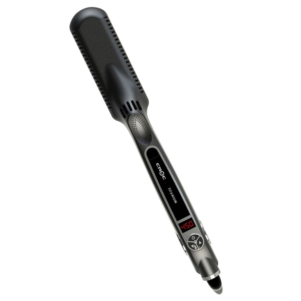 Alisador de cabelo CROC Classic Silver Titanium 1,5 cm
