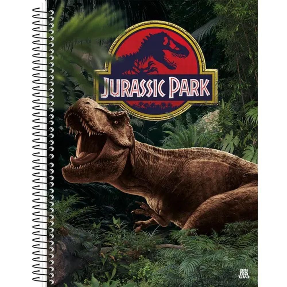 Caderno Univ. 160 Fls 10 Mat Jurassic Park Capa3 - Animativa